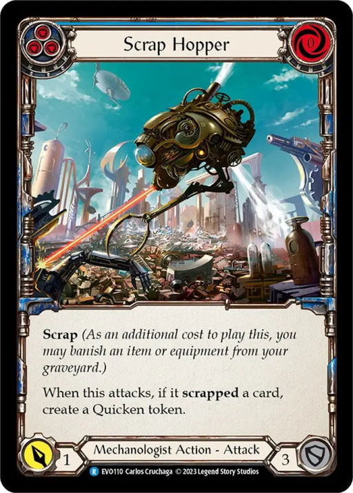Scrap Hopper (Blue) [Bright Lights] - Flesh And Blood Single