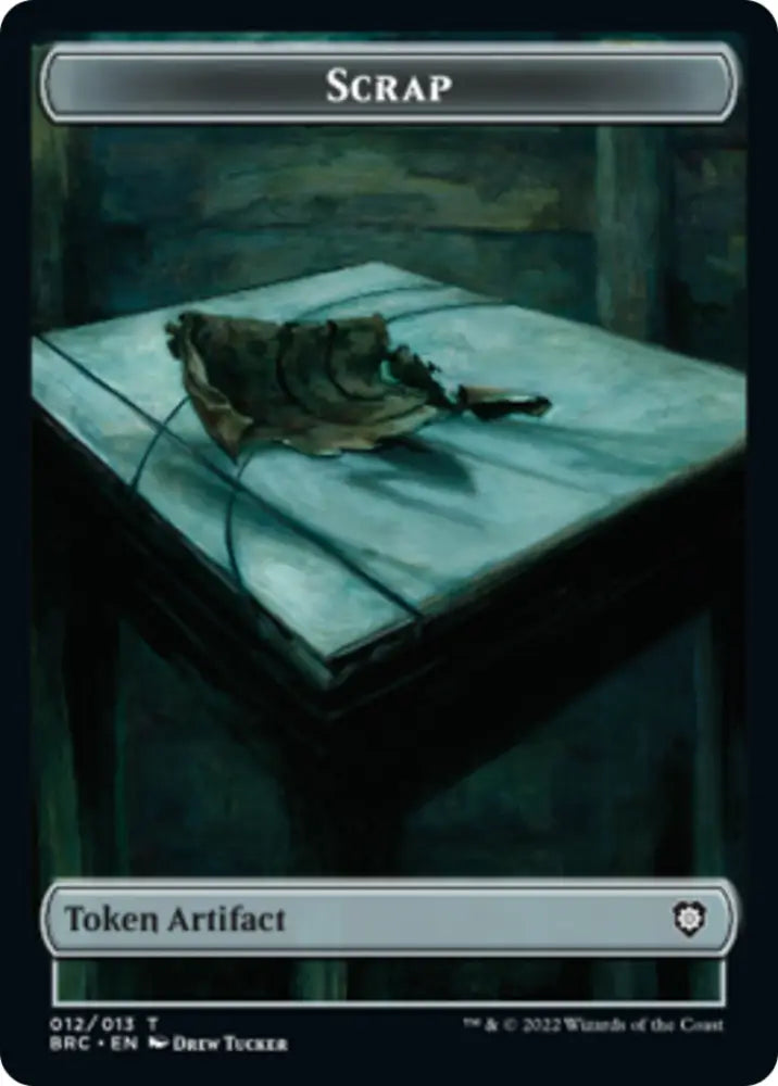 Scrap // Powerstone Double-Sided Token [The Brothers’ War Commander Tokens] - MTG Single