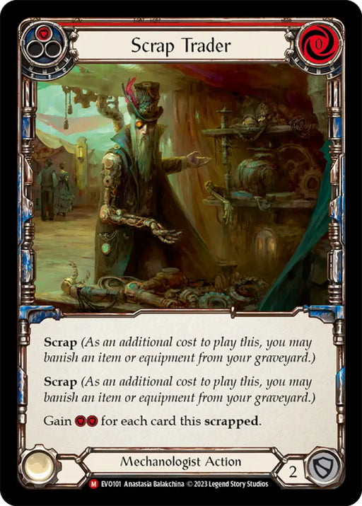 Scrap Trader [Bright Lights] Rainbow Foil - Flesh And Blood Single