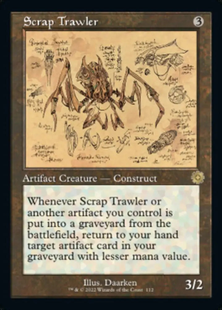 Scrap Trawler (Retro Schematic) [The Brothers’ War Retro Artifacts] - MTG Single