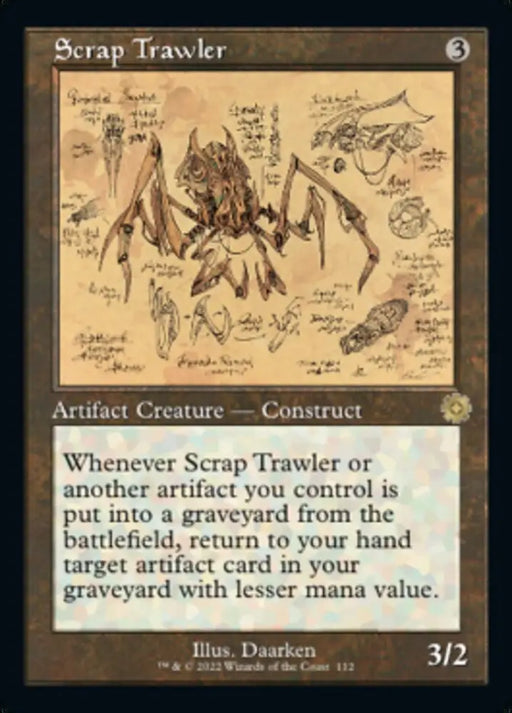 Scrap Trawler (Retro Schematic) [The Brothers’ War Retro Artifacts] - MTG Single
