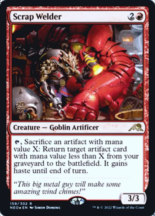 Scrap Welder [Kamigawa: Neon Dynasty Prerelease Promos] - MTG Single