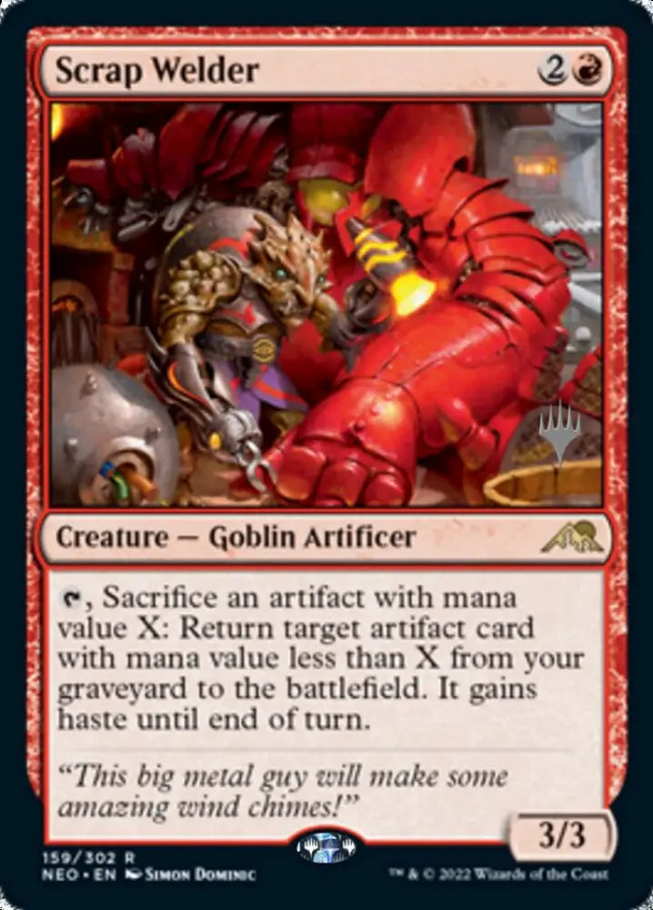 Scrap Welder (Promo Pack) [Kamigawa: Neon Dynasty Promos] - MTG Single