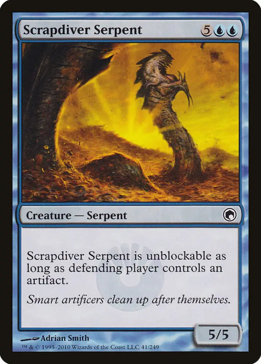 Scrapdiver Serpent [Scars of Mirrodin] - MTG Single