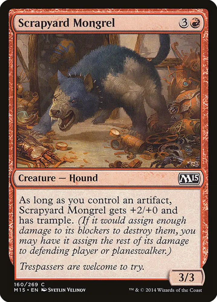 Scrapyard Mongrel [Magic 2015] - MTG Single