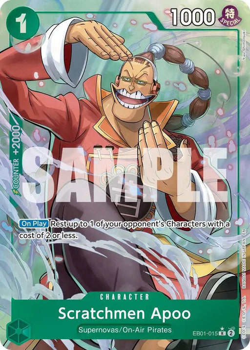 Scratchmen Apoo - EB01-015 (Alternate Art) [Premium Booster -The Best- Vol. 2]