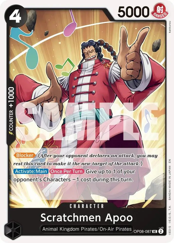 Scratchmen Apoo - OP08-087 (Reprint) [Premium Booster -The Best- Vol. 2]