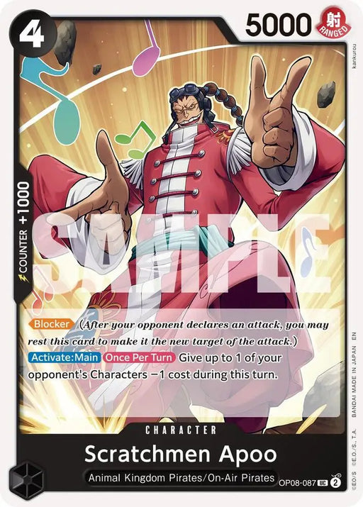 Scratchmen Apoo - OP08-087 (Reprint) [Premium Booster -The Best- Vol. 2]