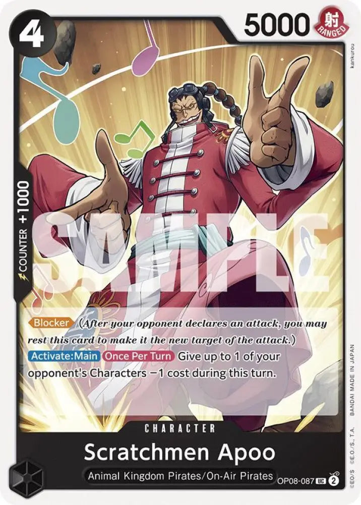 Scratchmen Apoo (OP08-087) [Two Legends]