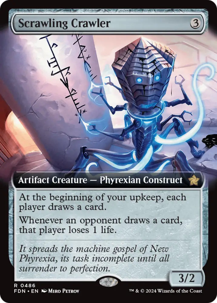 Scrawling Crawler (Extended Art) [Foundations] - MTG Single