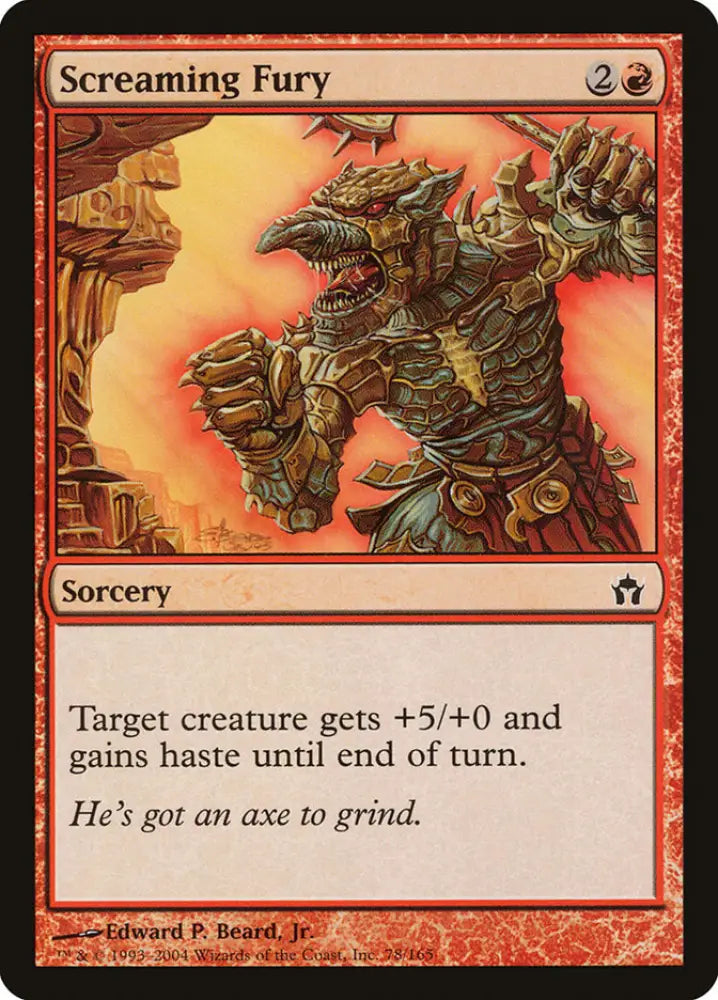 Screaming Fury [Fifth Dawn] - MTG Single