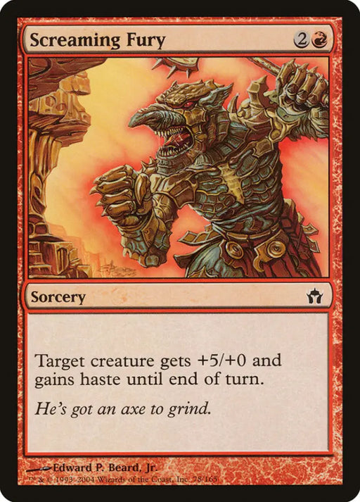 Screaming Fury [Fifth Dawn] - MTG Single