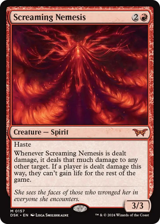 Screaming Nemesis [Duskmourn: House of Horror] - MTG Single