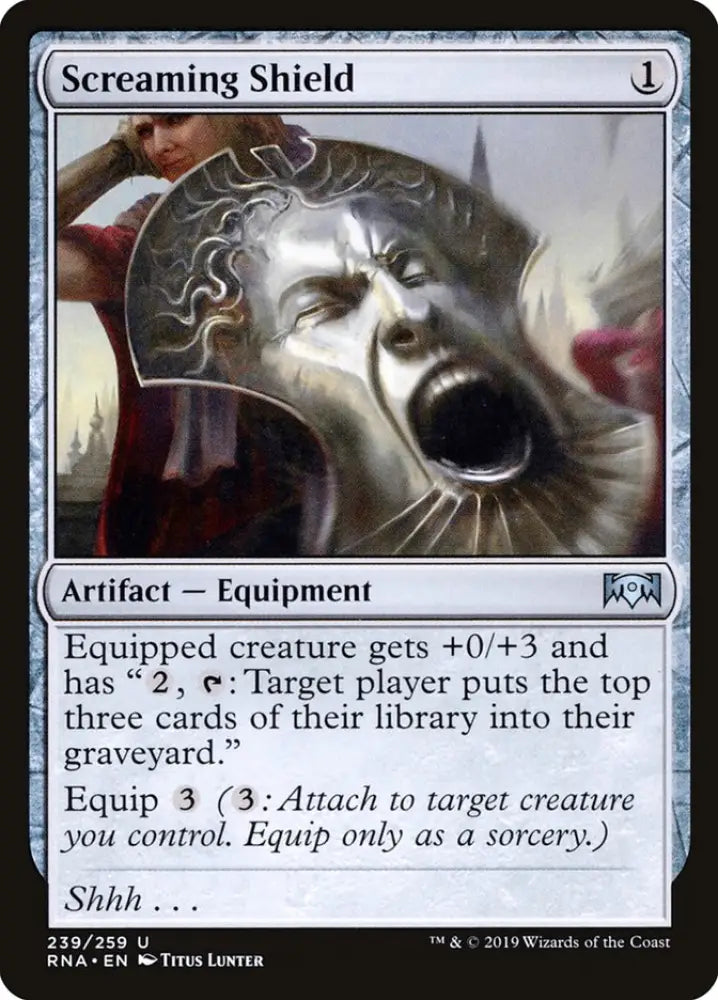 Screaming Shield [Ravnica Allegiance] - MTG Single