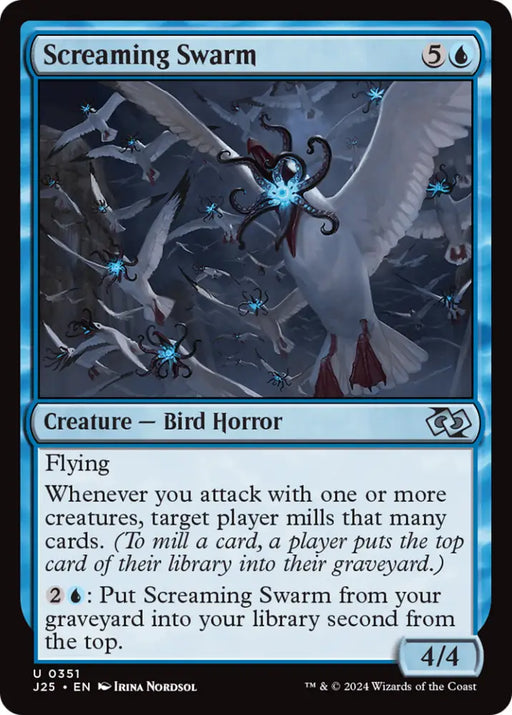 Screaming Swarm [Foundations Jumpstart] - MTG Single