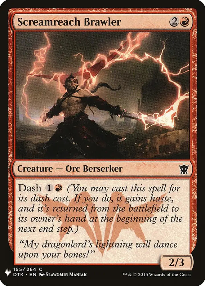 Screamreach Brawler [Mystery Booster] - MTG Single