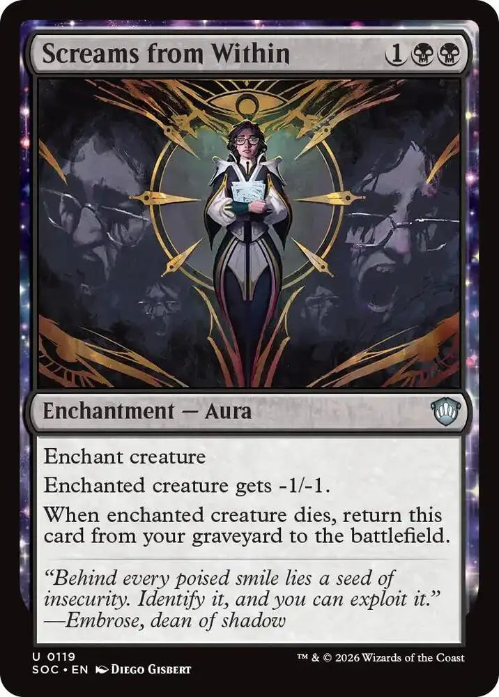 Screams from Within (119) [Secrets of Strixhaven Commander]