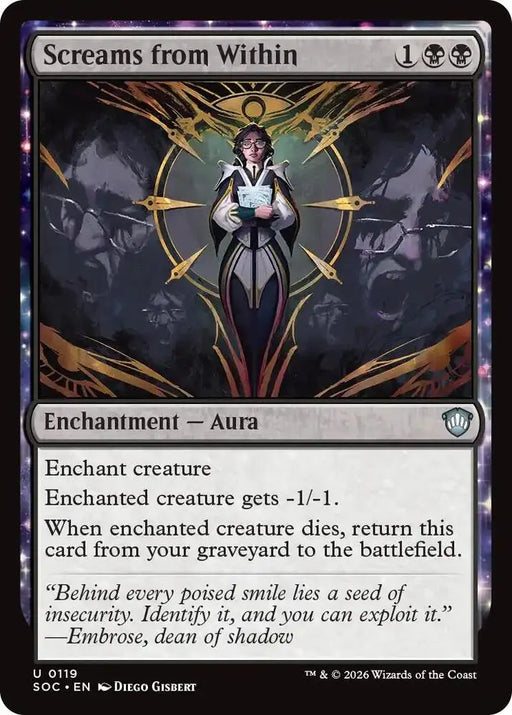 Screams from Within (119) [Secrets of Strixhaven Commander]