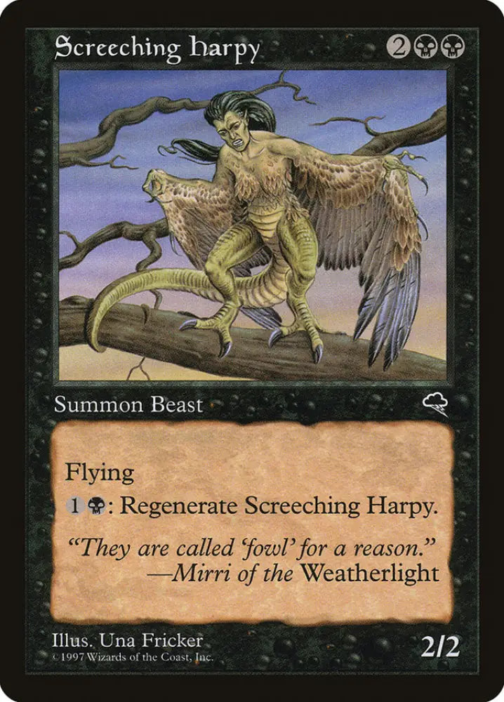 Screeching Harpy [Tempest] - MTG Single