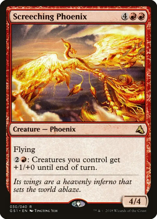 Screeching Phoenix [Global Series Jiang Yanggu & Mu Yanling] - MTG Single