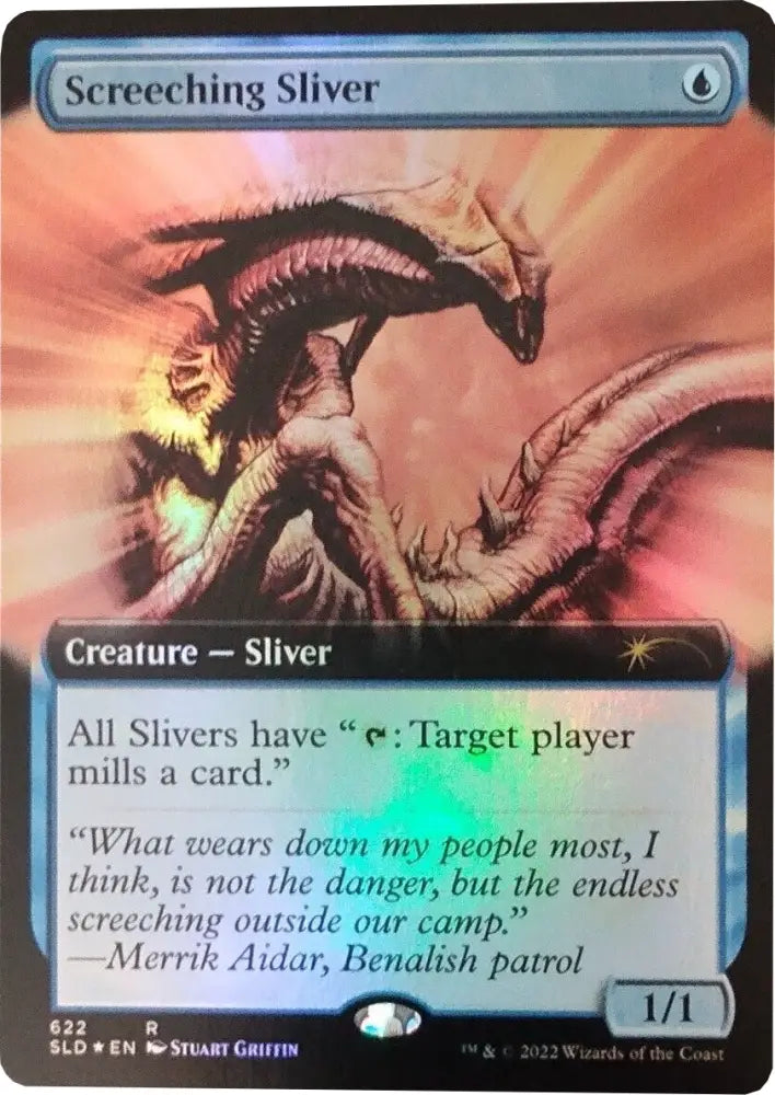 Screeching Sliver (Extended Art) [Secret Lair Drop Promos] - MTG Single