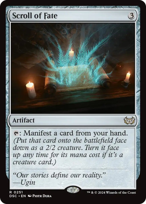 Scroll of Fate [Duskmourn: House of Horror Commander] - MTG Single