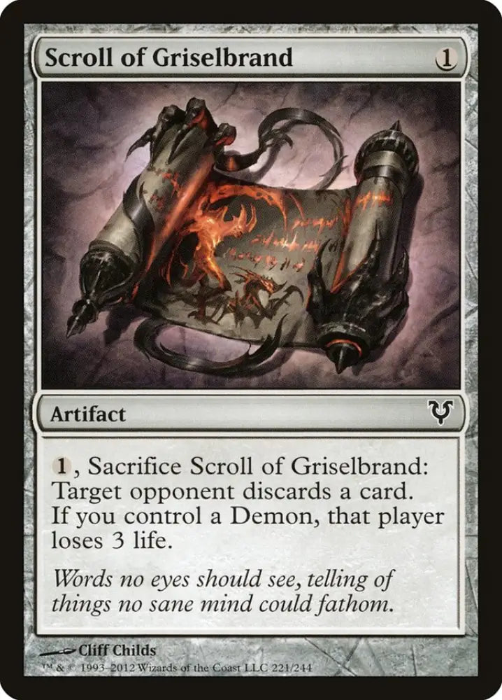 Scroll of Griselbrand [Avacyn Restored] - MTG Single