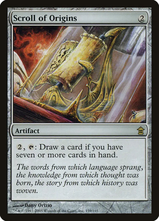 Scroll of Origins [Saviors of Kamigawa] - MTG Single