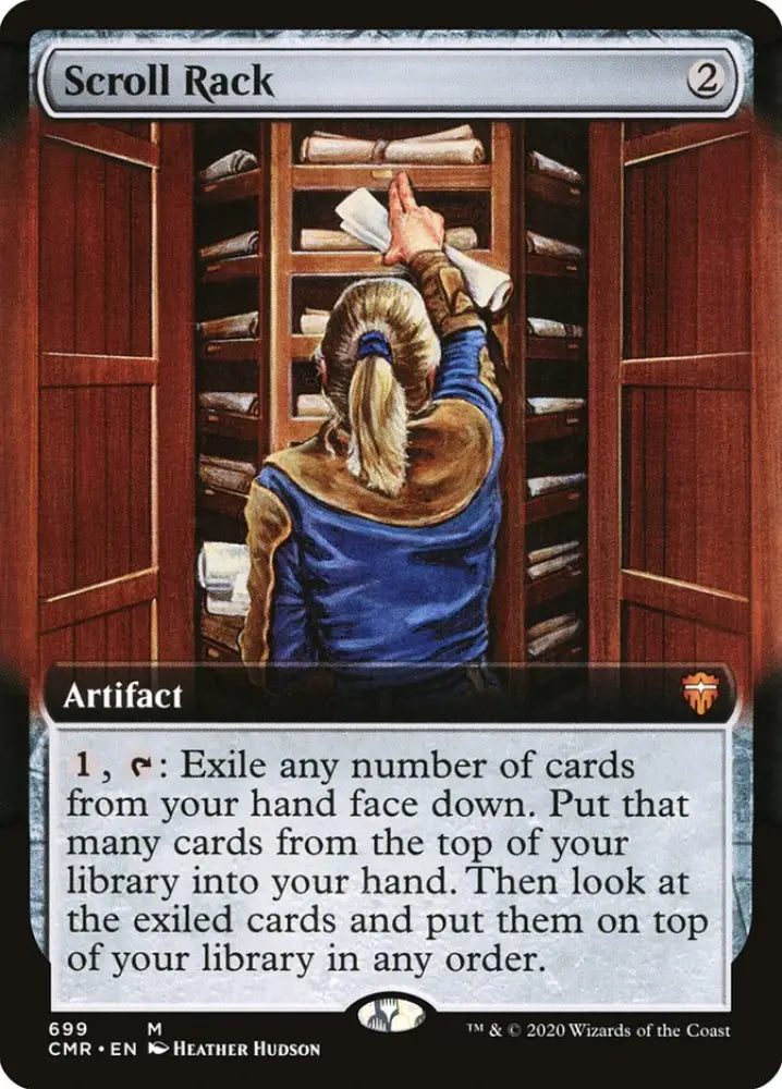 Scroll Rack (Extended Art) [Commander Legends] - MTG Single