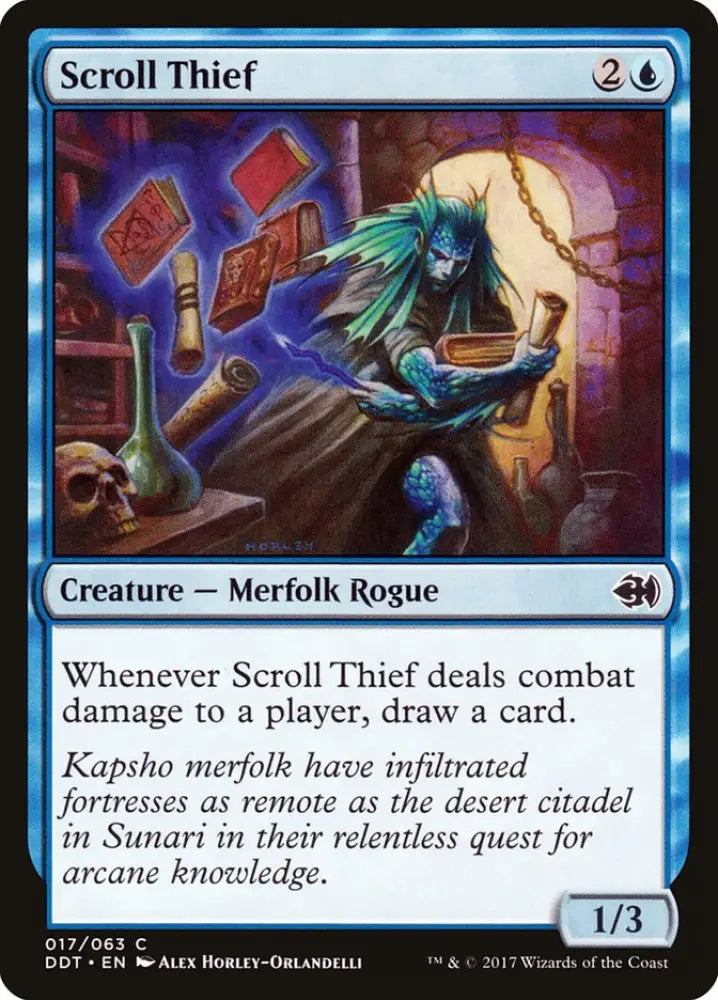 Scroll Thief [Duel Decks: Merfolk vs. Goblins] - MTG Single