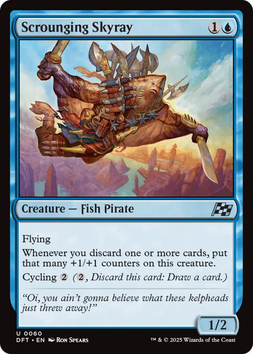 Scrounging Skyray [Aetherdrift] - MTG Single