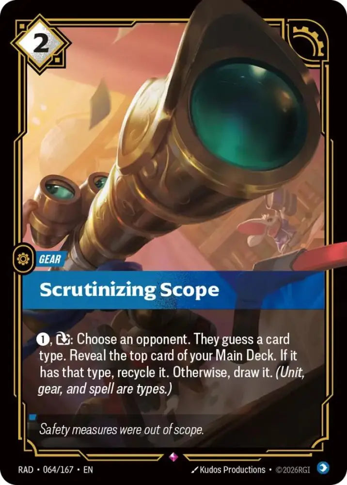 Scrutinizing Scope (064/167) [Radiance]
