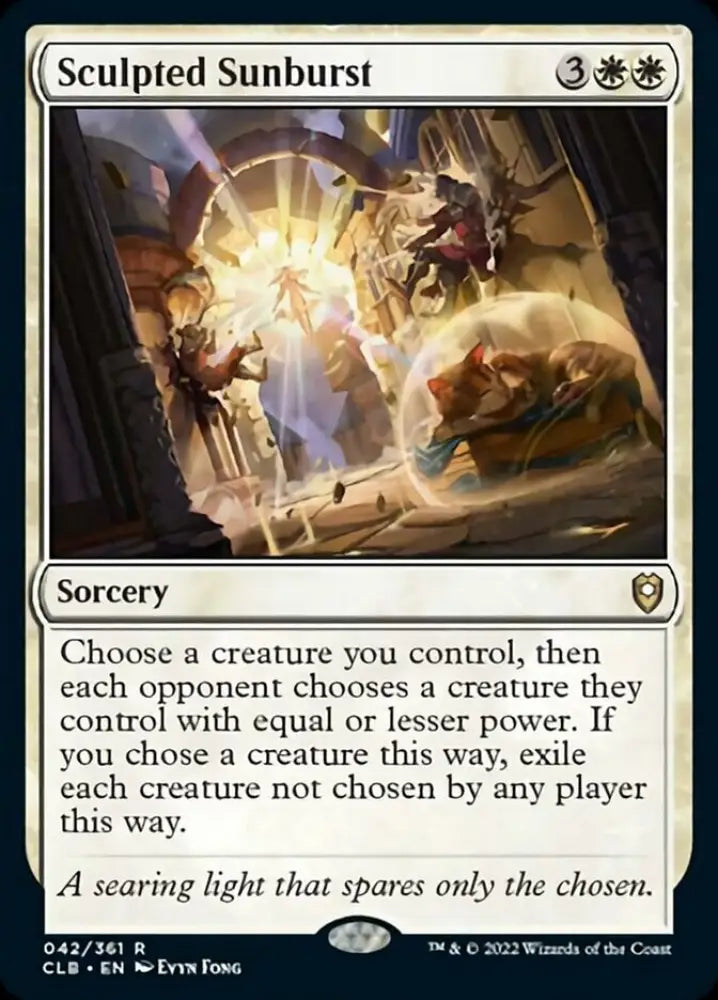 Sculpted Sunburst [Commander Legends: Battle for Baldur’s Gate] - MTG Single