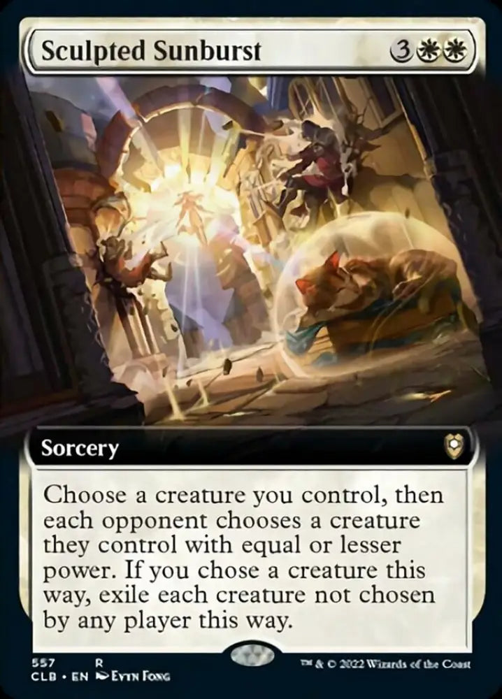 Sculpted Sunburst (Extended Art) [Commander Legends: Battle for Baldur’s Gate] - MTG Single