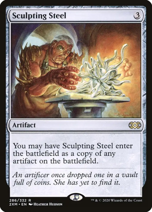 Sculpting Steel [Double Masters] - MTG Single