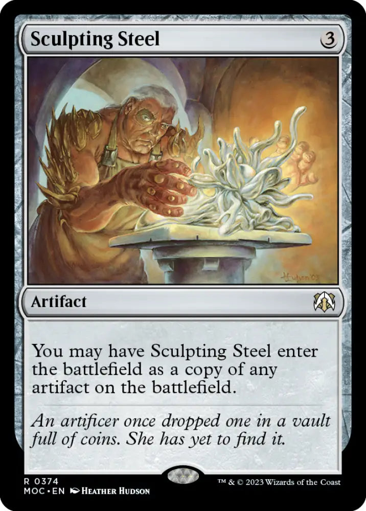Sculpting Steel [March of the Machine Commander] - MTG Single