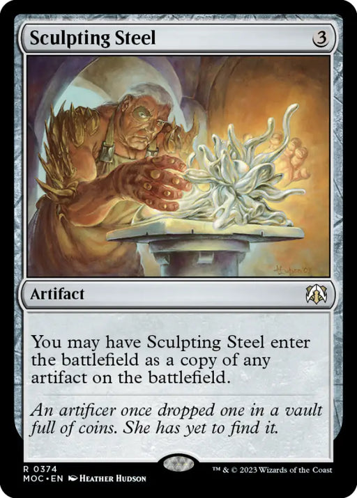 Sculpting Steel [March of the Machine Commander] - MTG Single