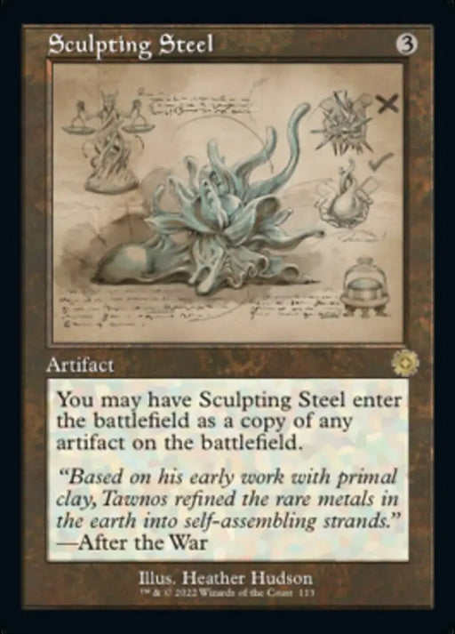 Sculpting Steel (Retro Schematic) [The Brothers’ War Retro Artifacts] - MTG Single