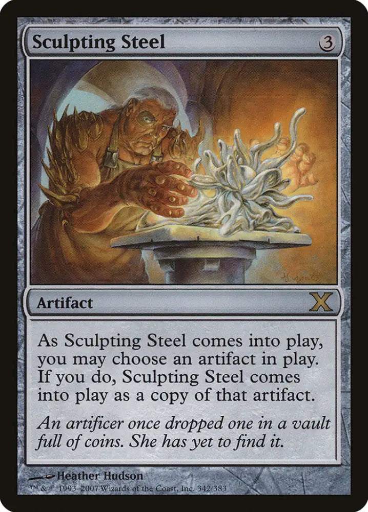 Sculpting Steel [Tenth Edition] - MTG Single