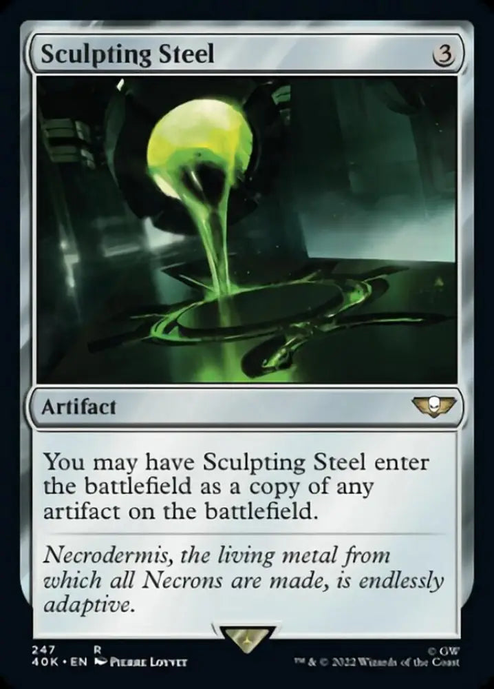 Sculpting Steel [Warhammer 40,000] - MTG Single