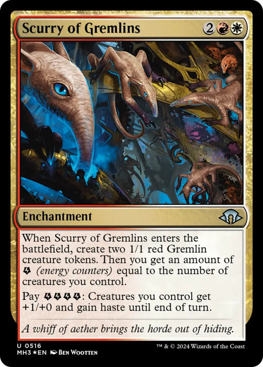 Scurry of Gremlins (Ripple Foil) [Modern Horizons 3] - MTG Single