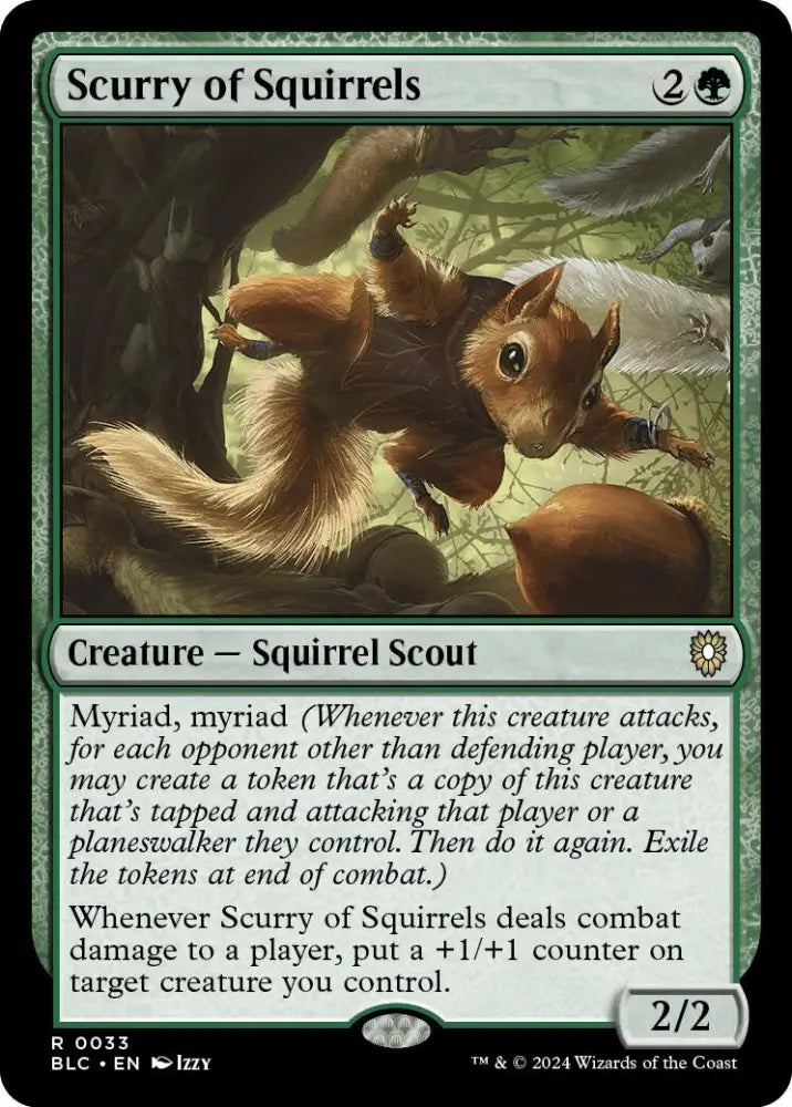Scurry of Squirrels [Bloomburrow Commander] - MTG Single