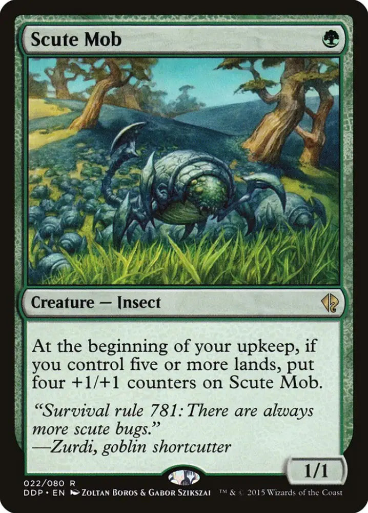 Scute Mob [Duel Decks: Zendikar vs. Eldrazi] - MTG Single