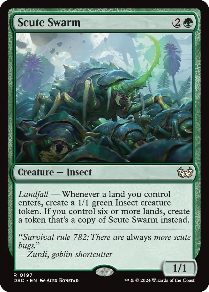 Scute Swarm [Duskmourn: House of Horror Commander] - MTG Single