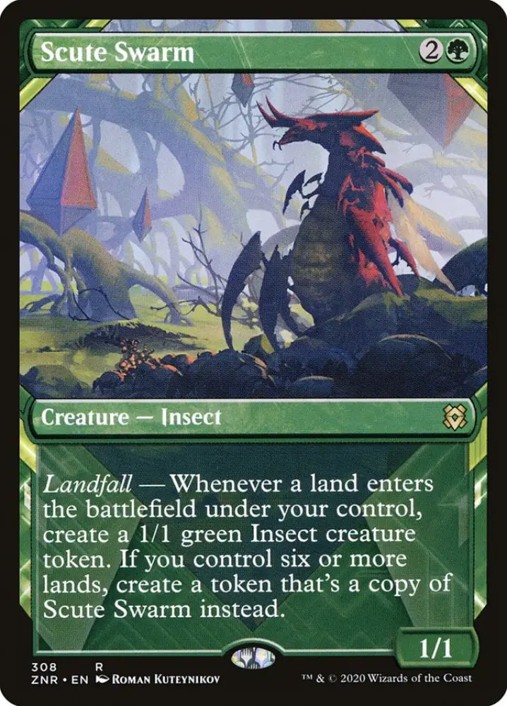 Scute Swarm (Showcase) [Zendikar Rising] - MTG Single