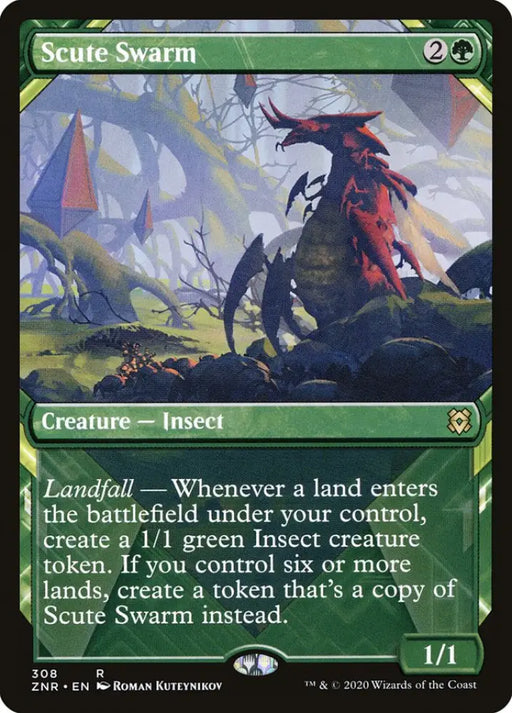 Scute Swarm (Showcase) [Zendikar Rising] - MTG Single