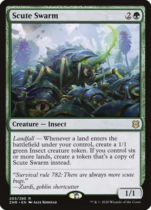 Scute Swarm [Zendikar Rising] - MTG Single