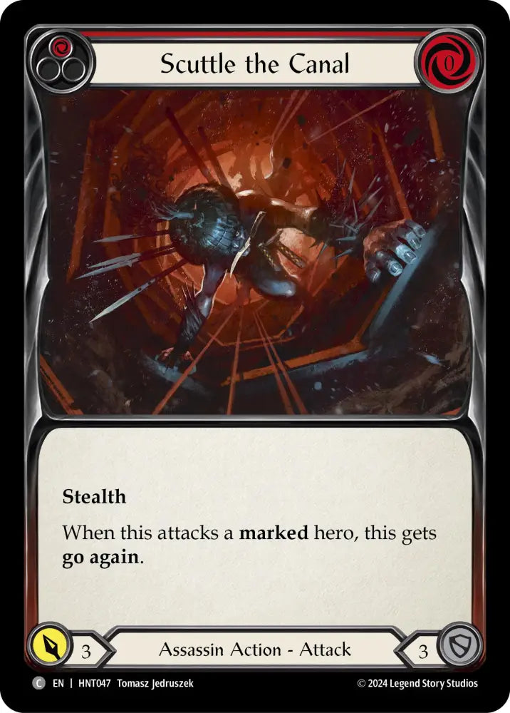 Scuttle the Canal (Red) [The Hunted] - Flesh And Blood Single