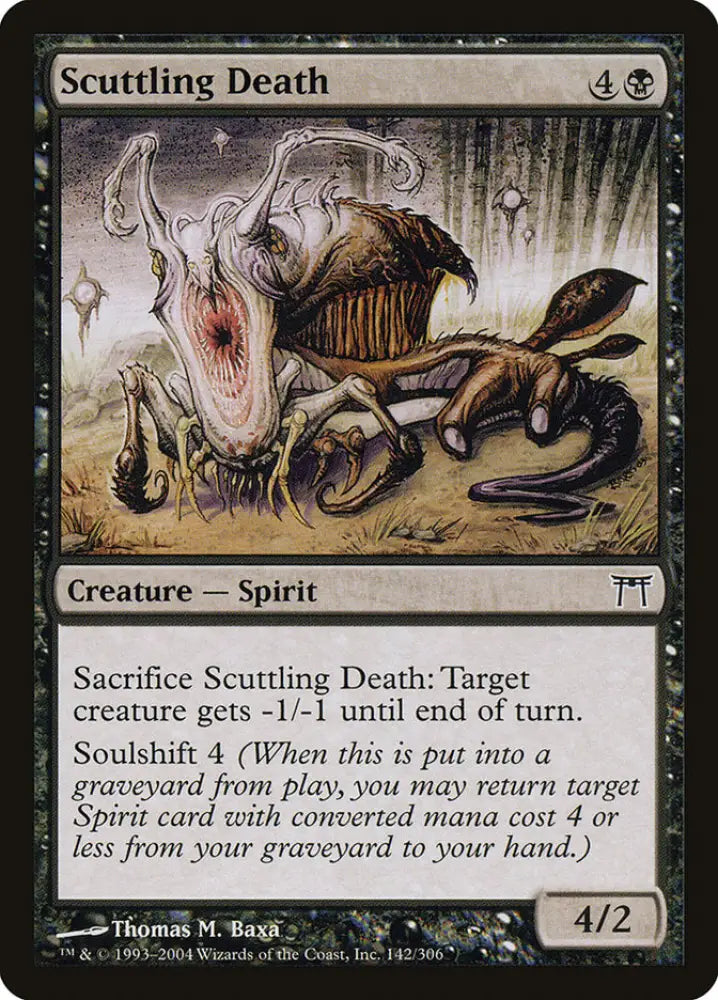 Scuttling Death [Champions of Kamigawa] - MTG Single