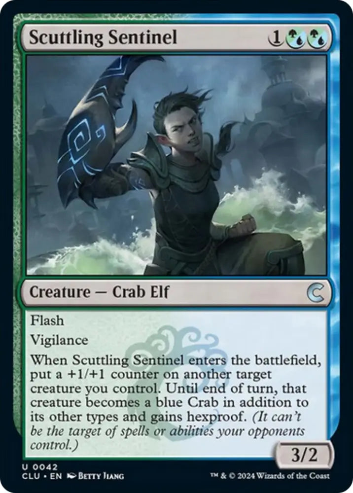 Scuttling Sentinel [Ravnica: Clue Edition] - MTG Single